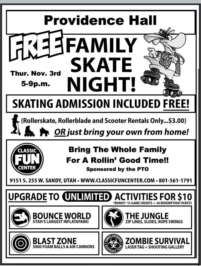 Come have some fun at the PH Classic Skate Night Tonight!!!