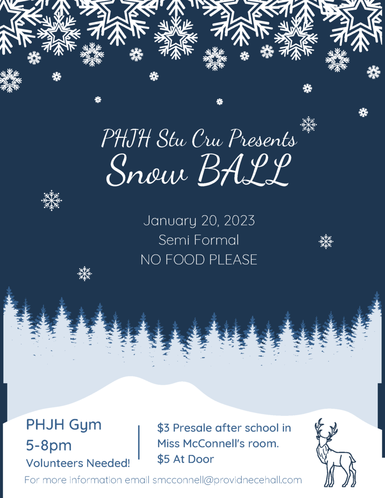 PHJH  Snow Ball Information 