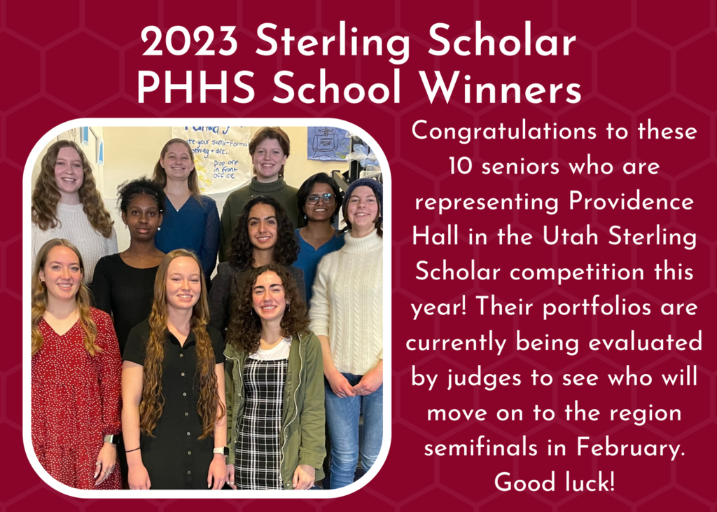 Sterling Scholar Winners