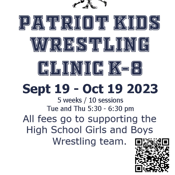 Patriots Fall Kids Wrestling Clinic